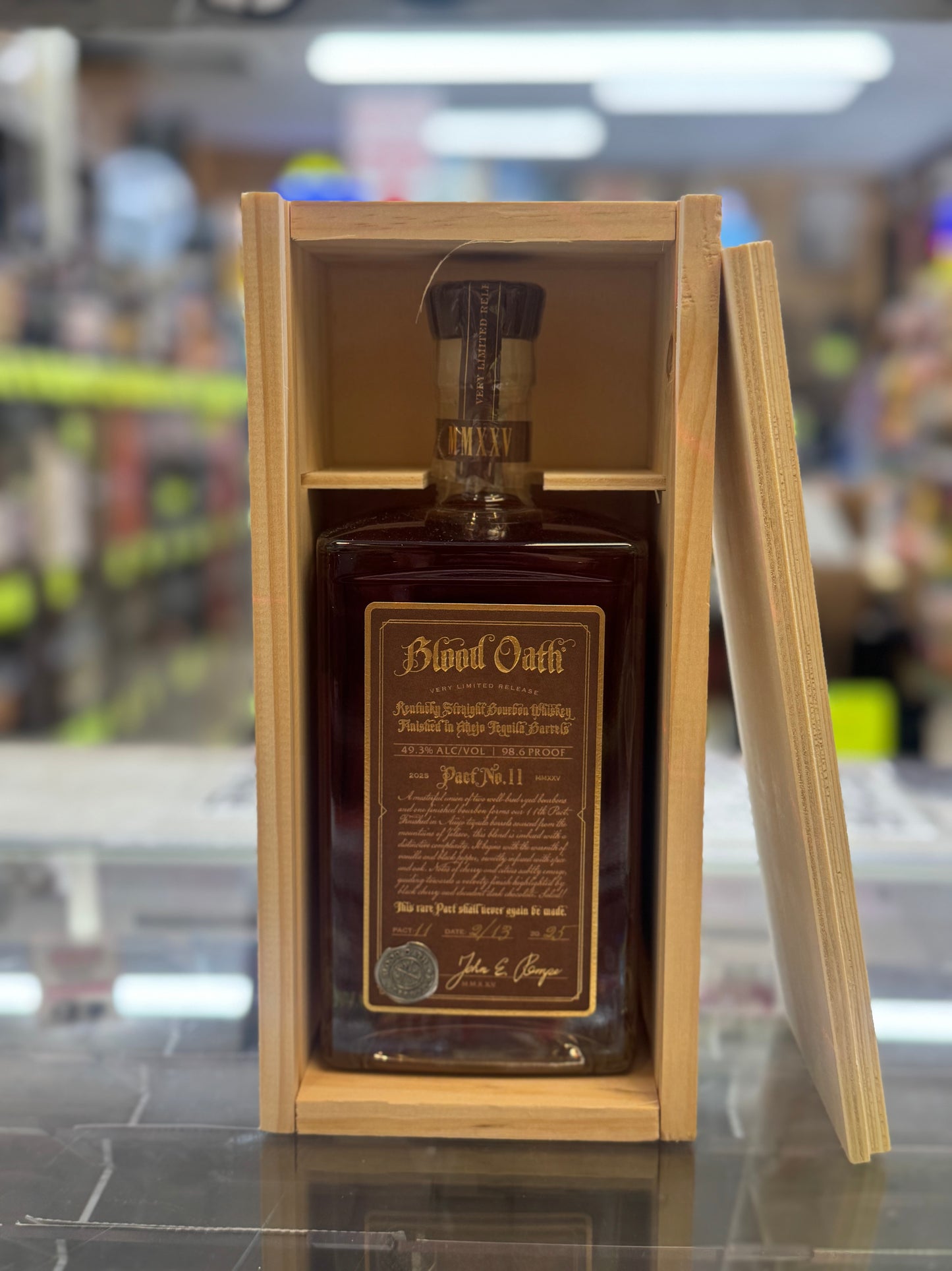 Blood Oath Pact 11 Finished in Anejo Tequila Barrels