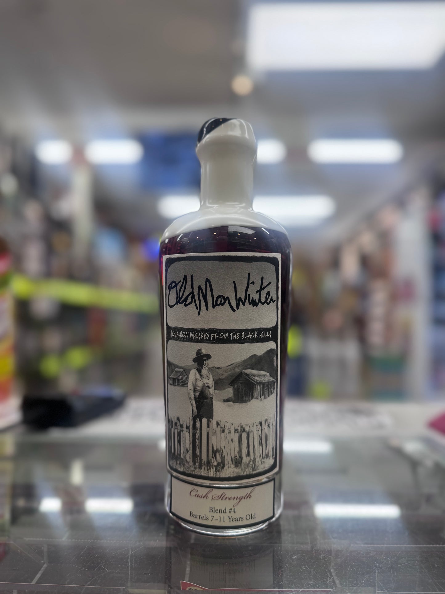 Old Man Winter Bourbon Cask Strength 117.8 Proof (7-11 Year Blend)