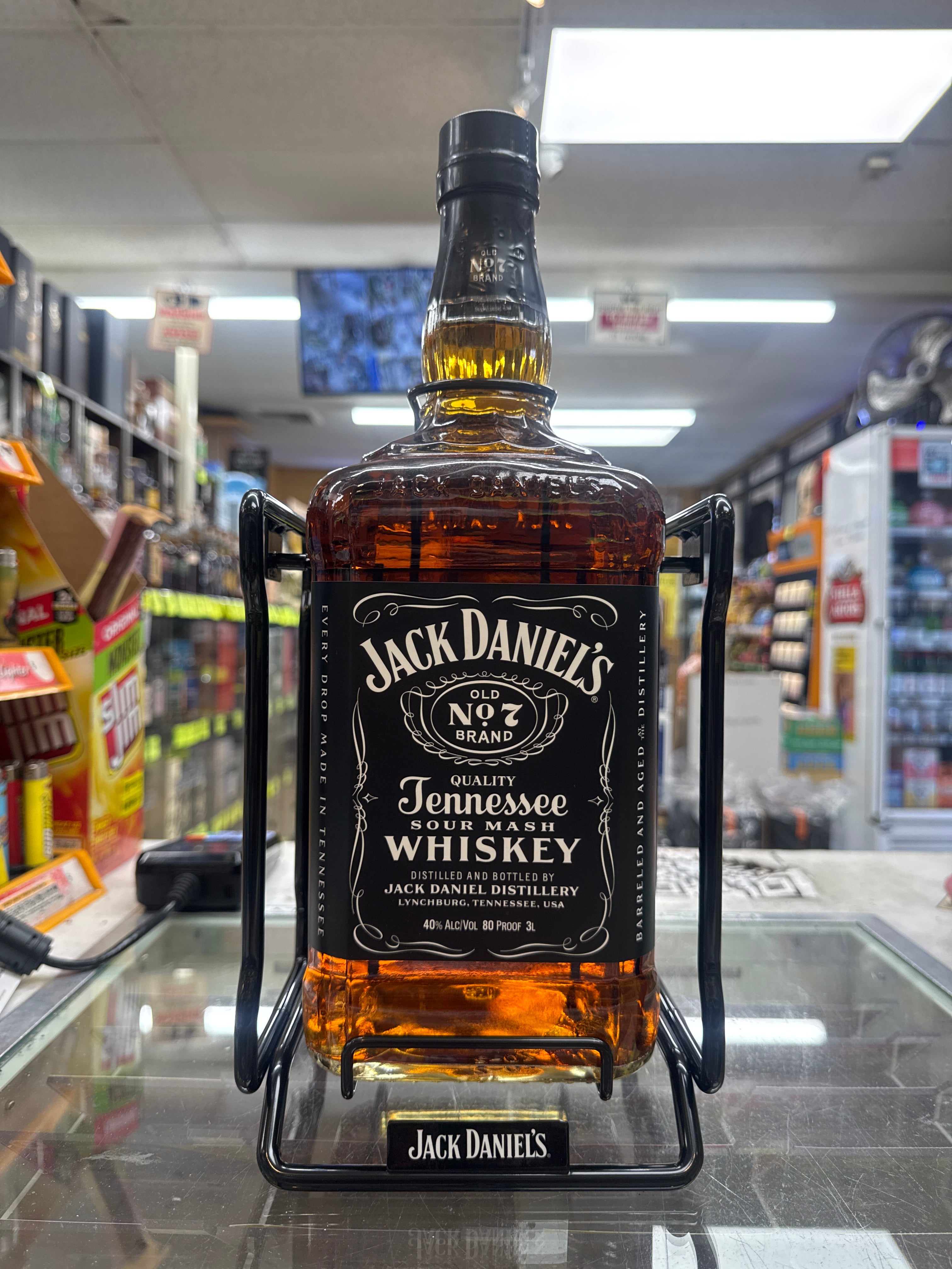 Jack Daniels 3L w/ Cradle – Cypress Craft Beer & Liquor