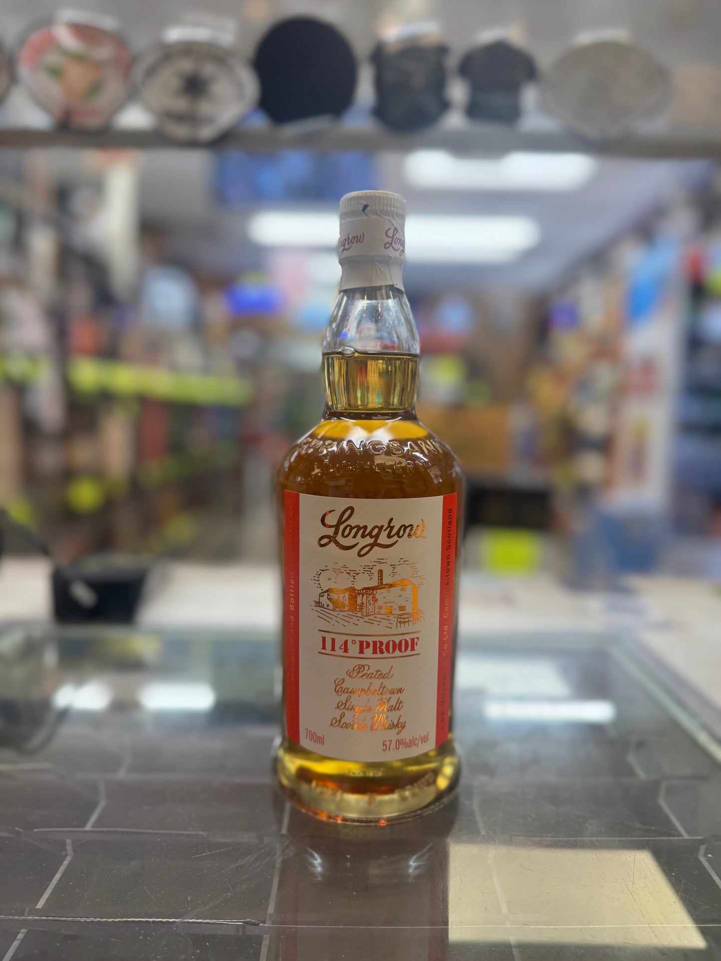 Longrow 114 Proof Peated Campbletown Single Malt Scotch Whiskey