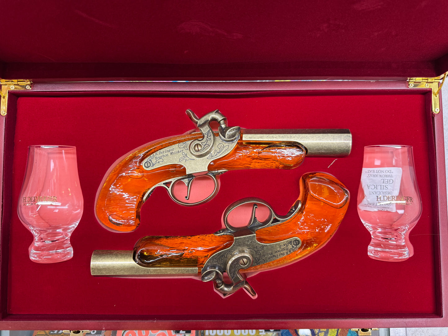 H. Deringer Bourbon Whiskey Pistol Set