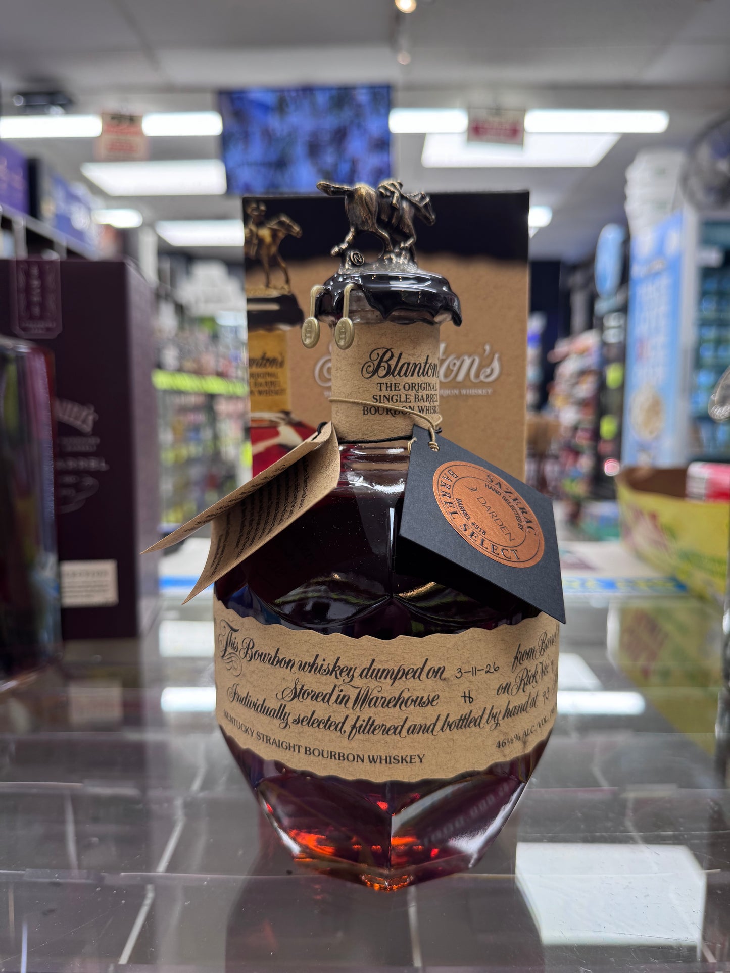 Blanton's Single Barrel Bourbon - Sazerac Barrel Select "Orphan Barrel" - Barrel #318
