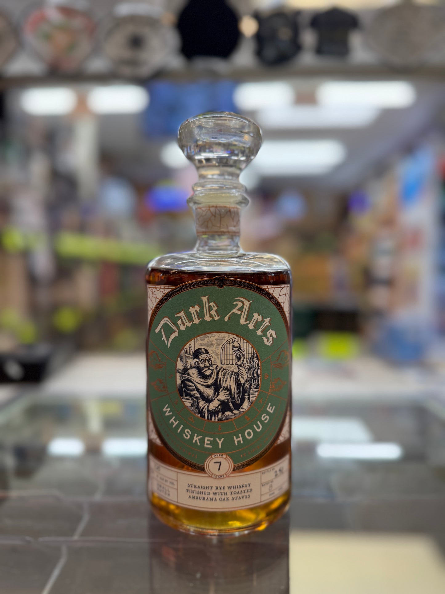 Dark Arts Straight Rye Whiskey Finished with Amburana Staves