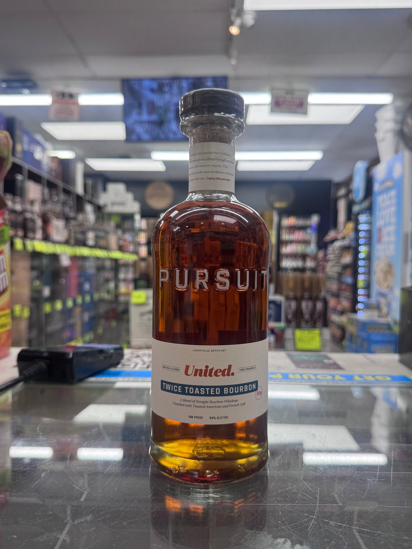 Pursuit United Twice Toasted Bourbon Whiskey 108 Proof