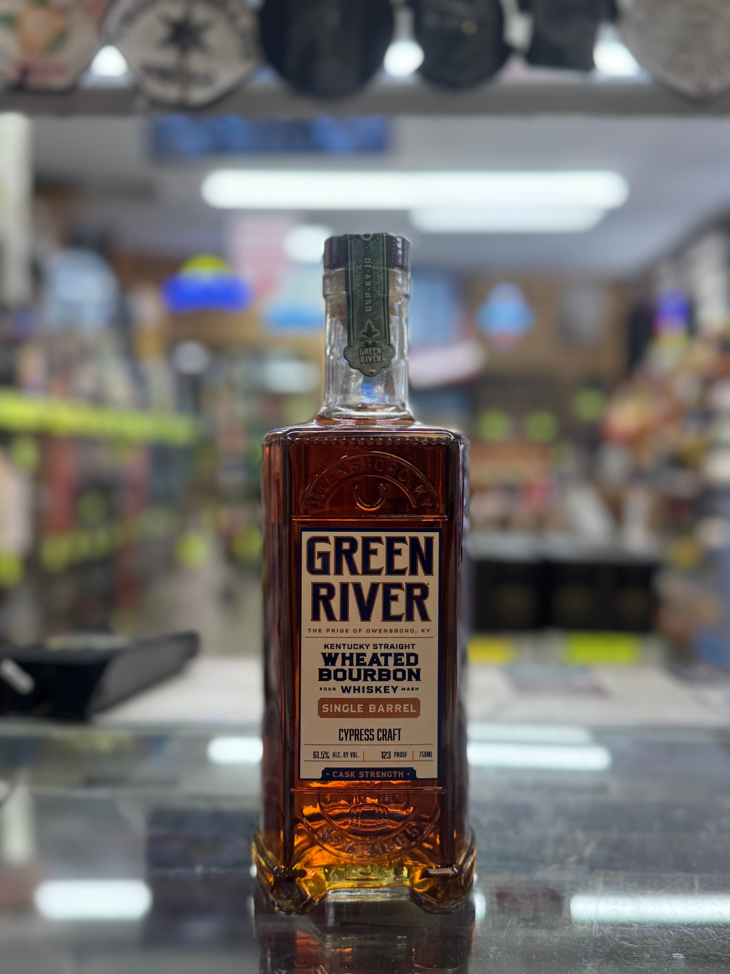 Green River Single Barrel Wheated Cask Strength “Cypress Craft” 123 Proof