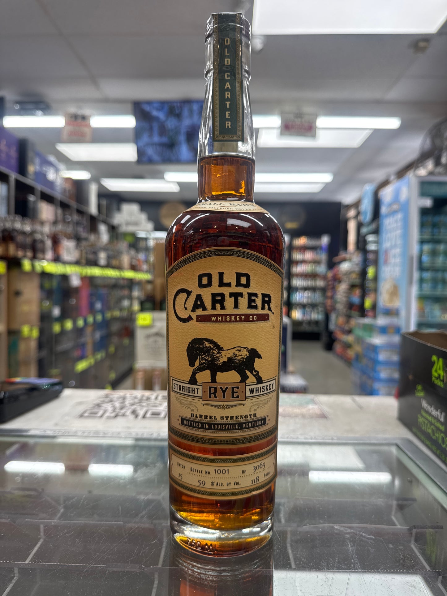 Old Carter Rye Batch #15 118 Proof