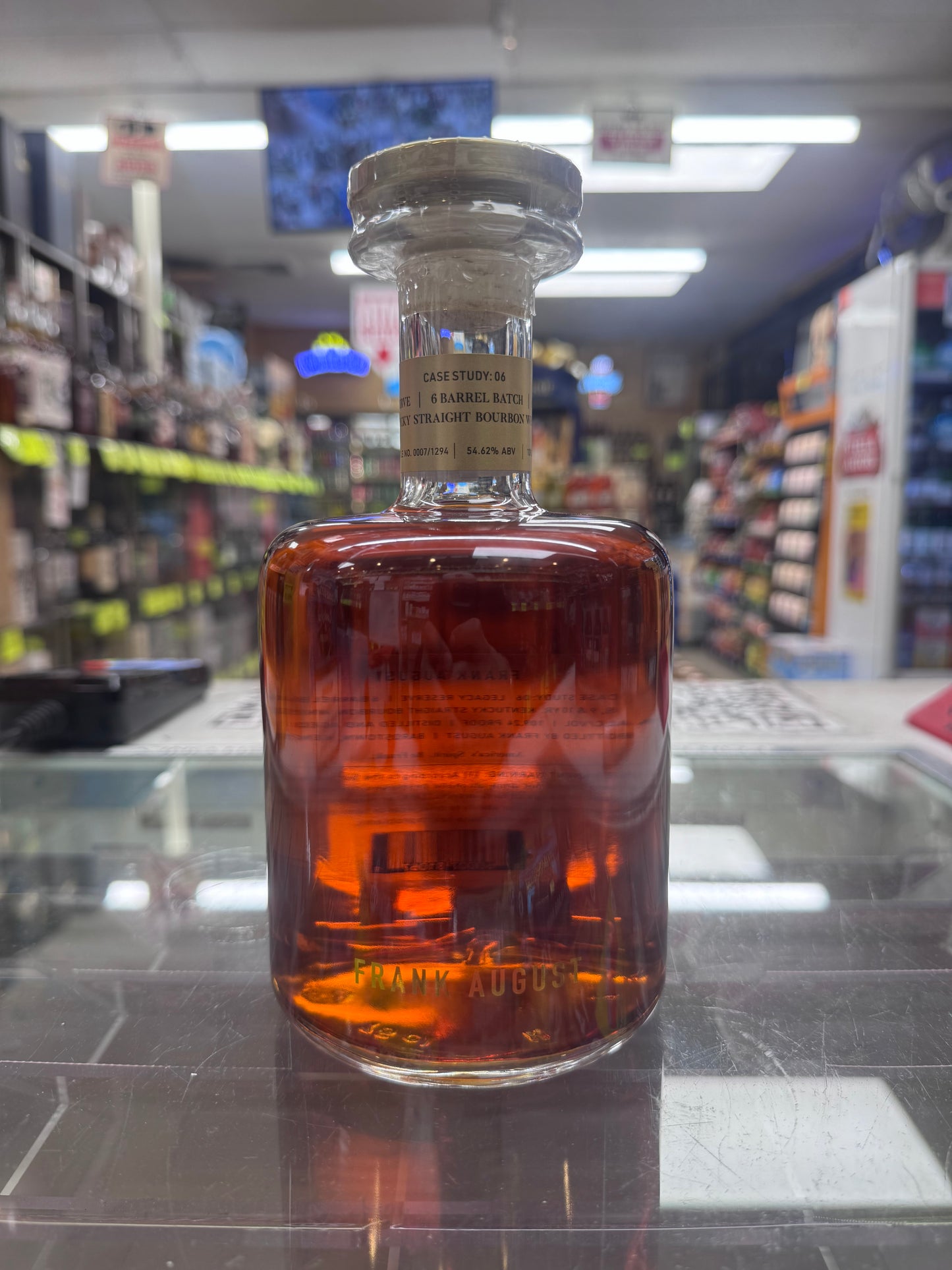 Frank August Kentucky Straight Bourbon Whiskey Case Study No.6 (6 Barrel Batch 8,9,10 Year)