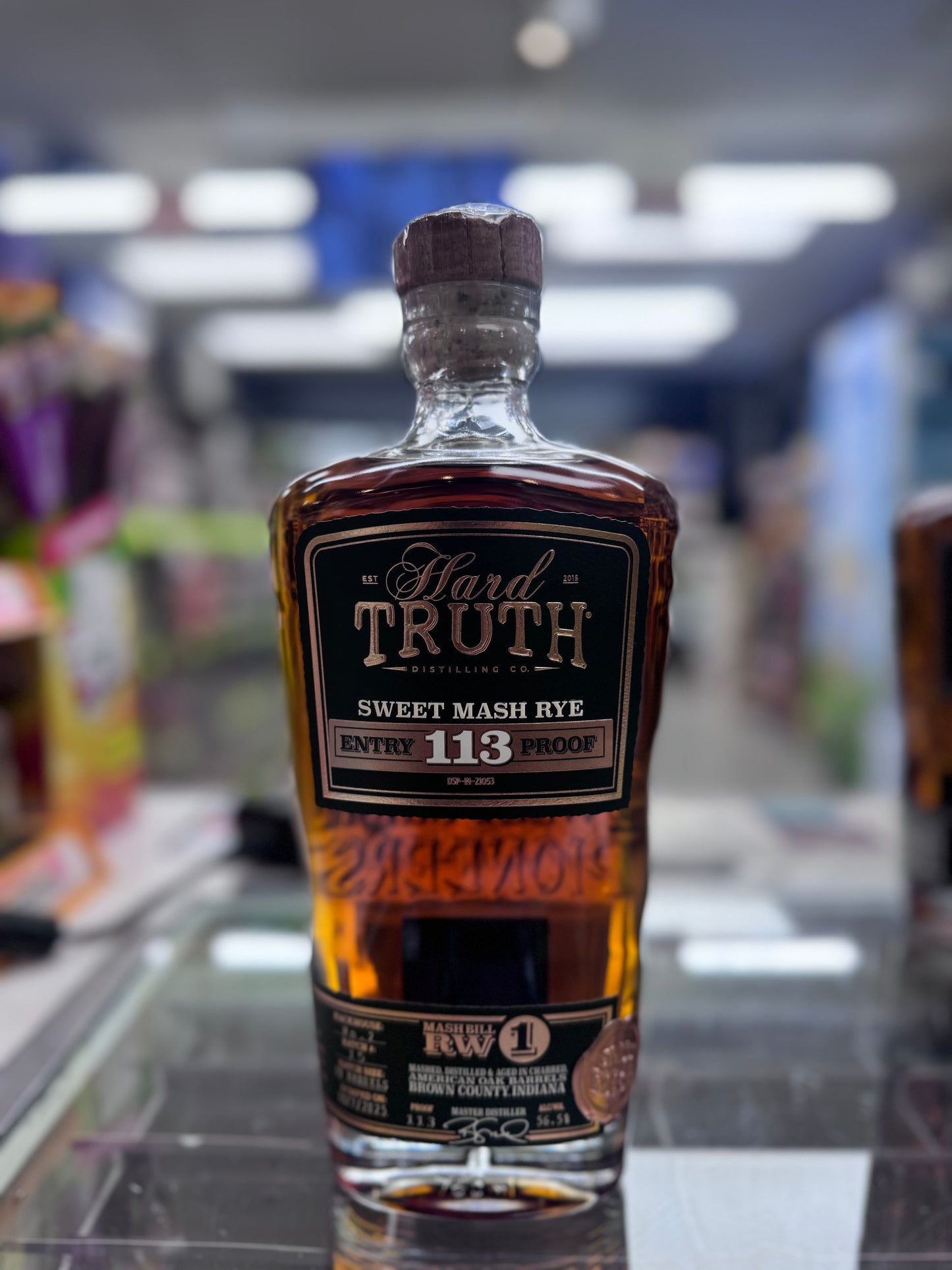 Hard Truth Sweet Mash Rye Whiskey 113 Proof