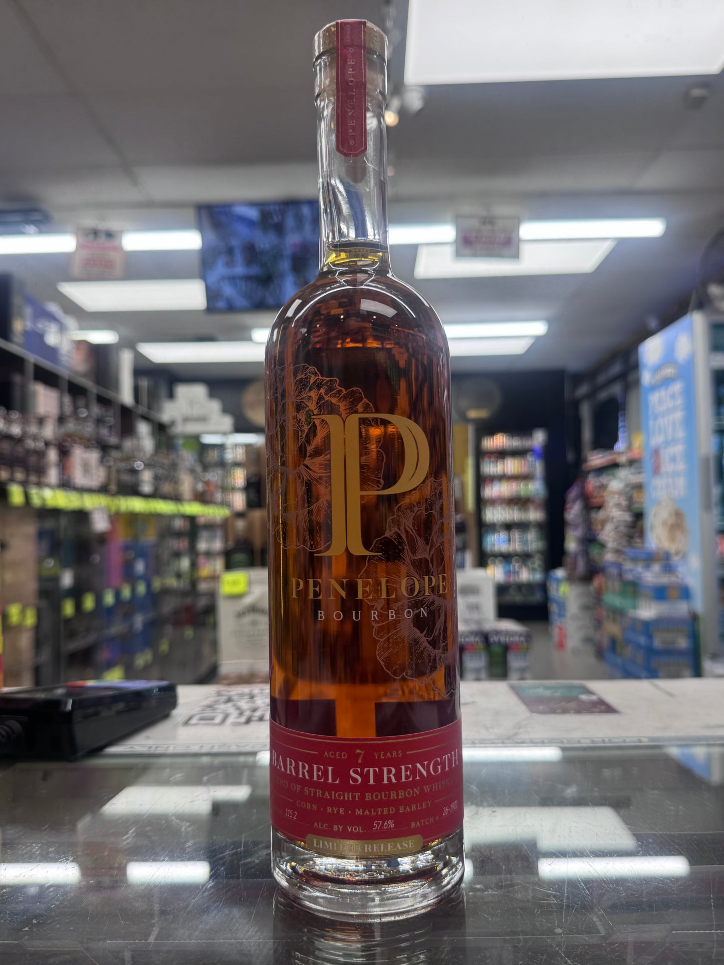 Penelope 7 Year Barrel Strength Bourbon 115.2 Proof 750mL