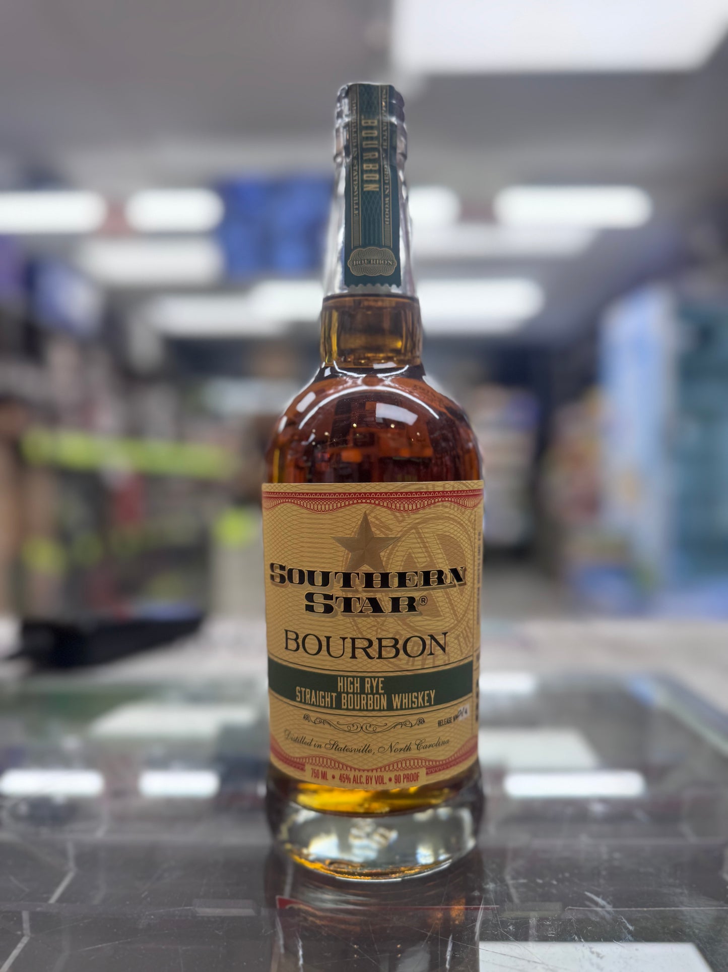 Southern Star Bourbon High Rye Straight Bourbon Whiskey 750mL