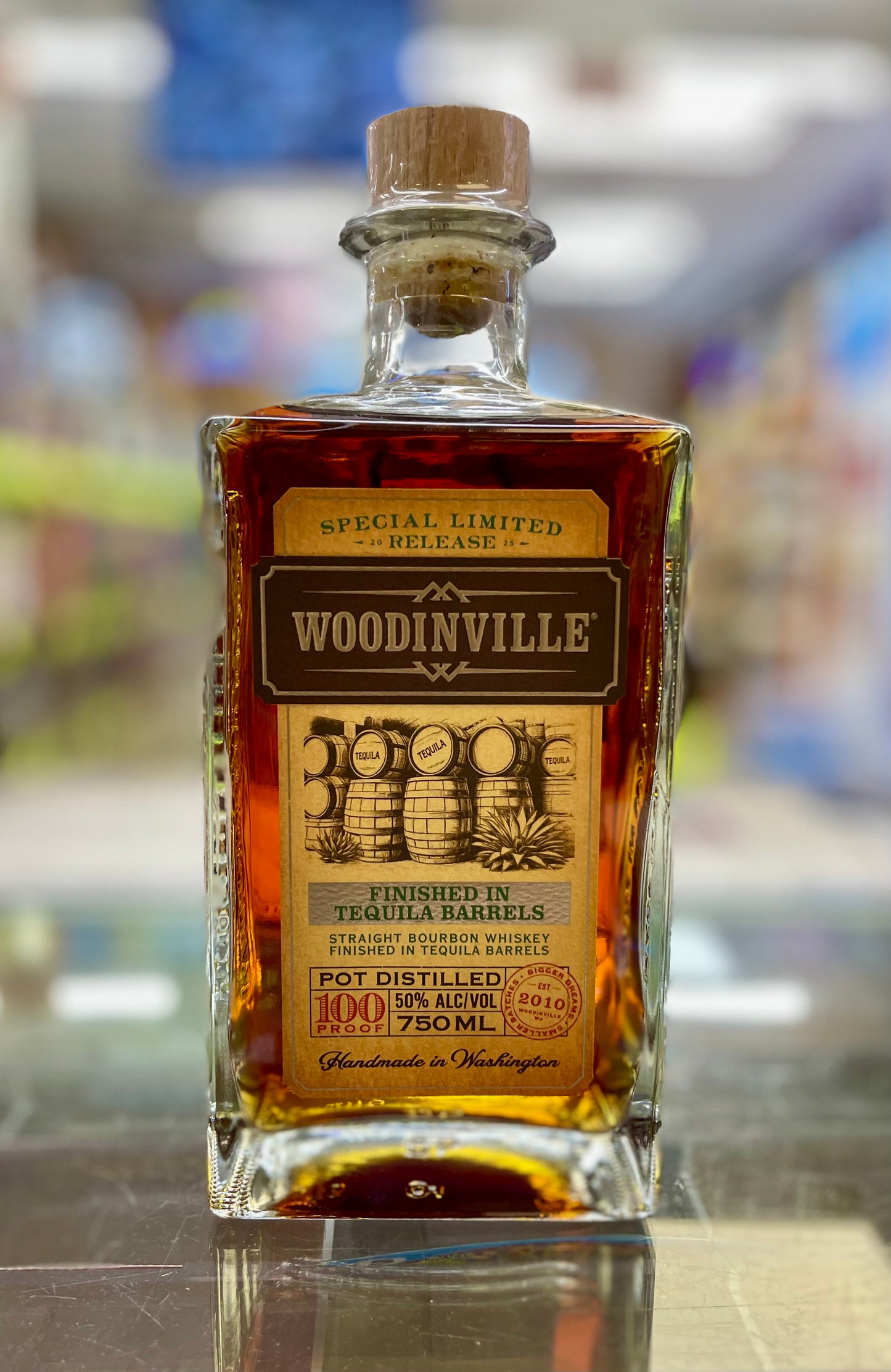 Woodinville Bourbon Finished In Tequila Barrels Special Release