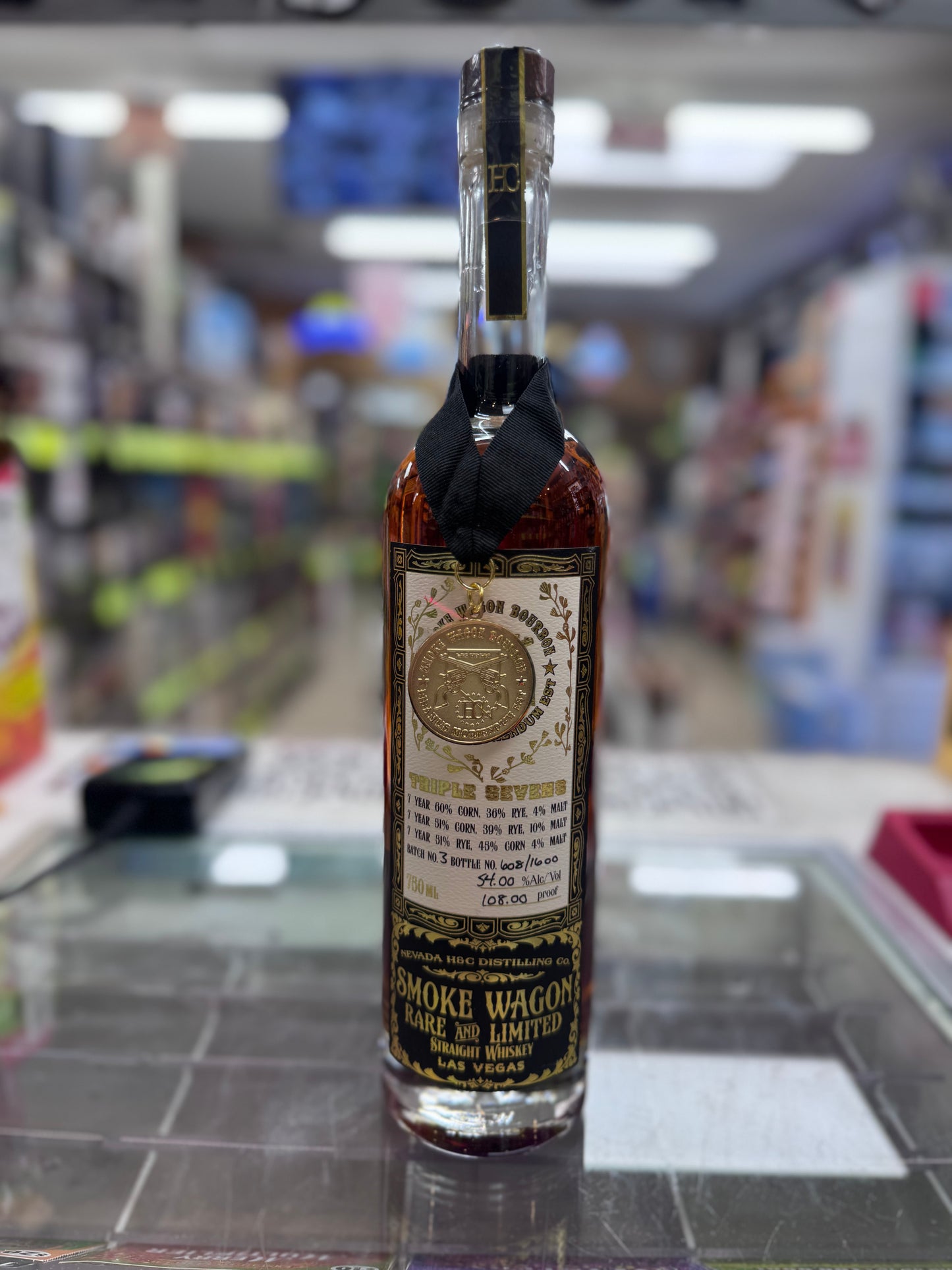 Smokewagon Rare & Limited Triple Seven “777” 108 Proof