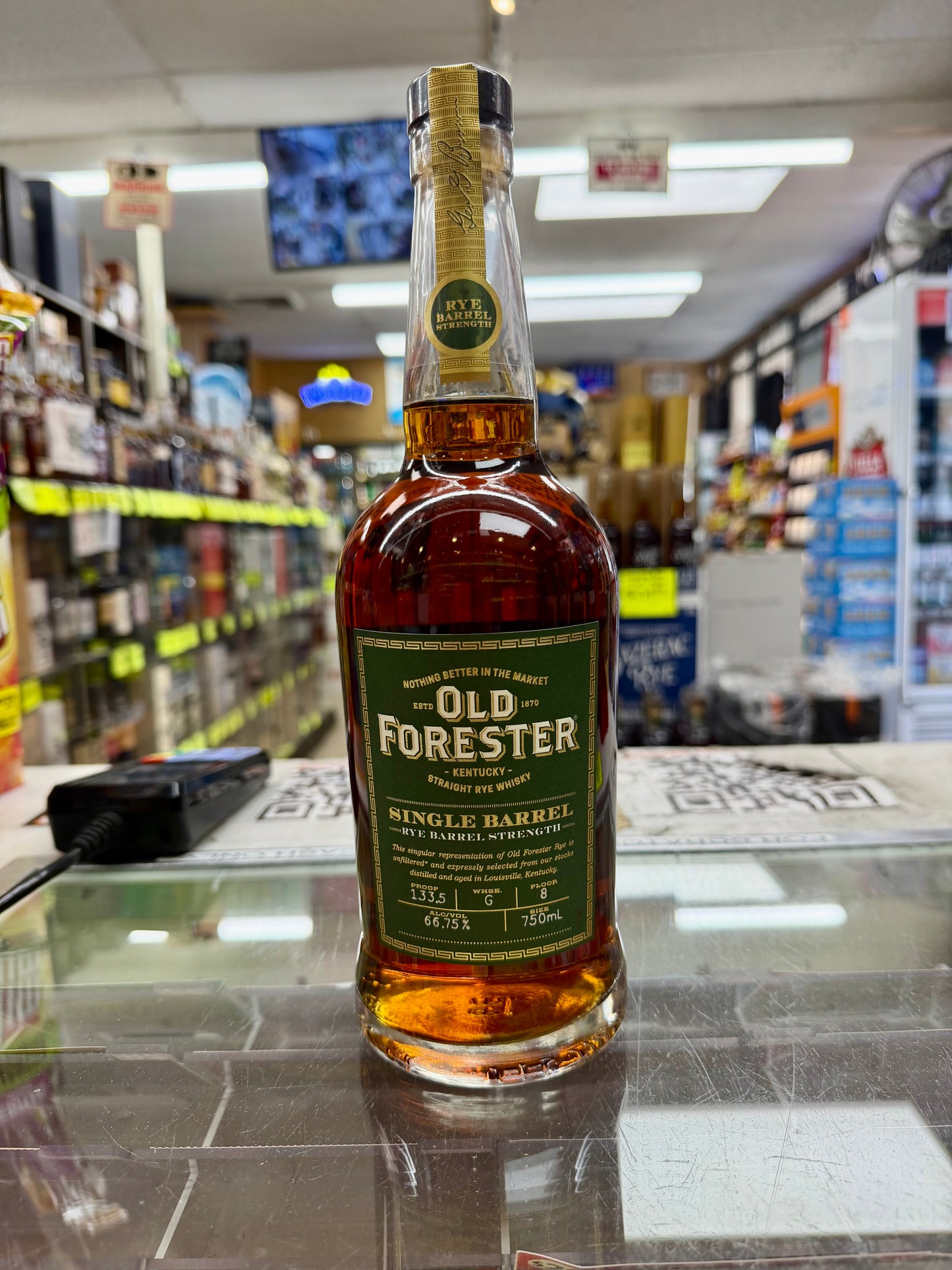Old Forester Single Barrel Barrel Strength Rye 133.5 Proof
