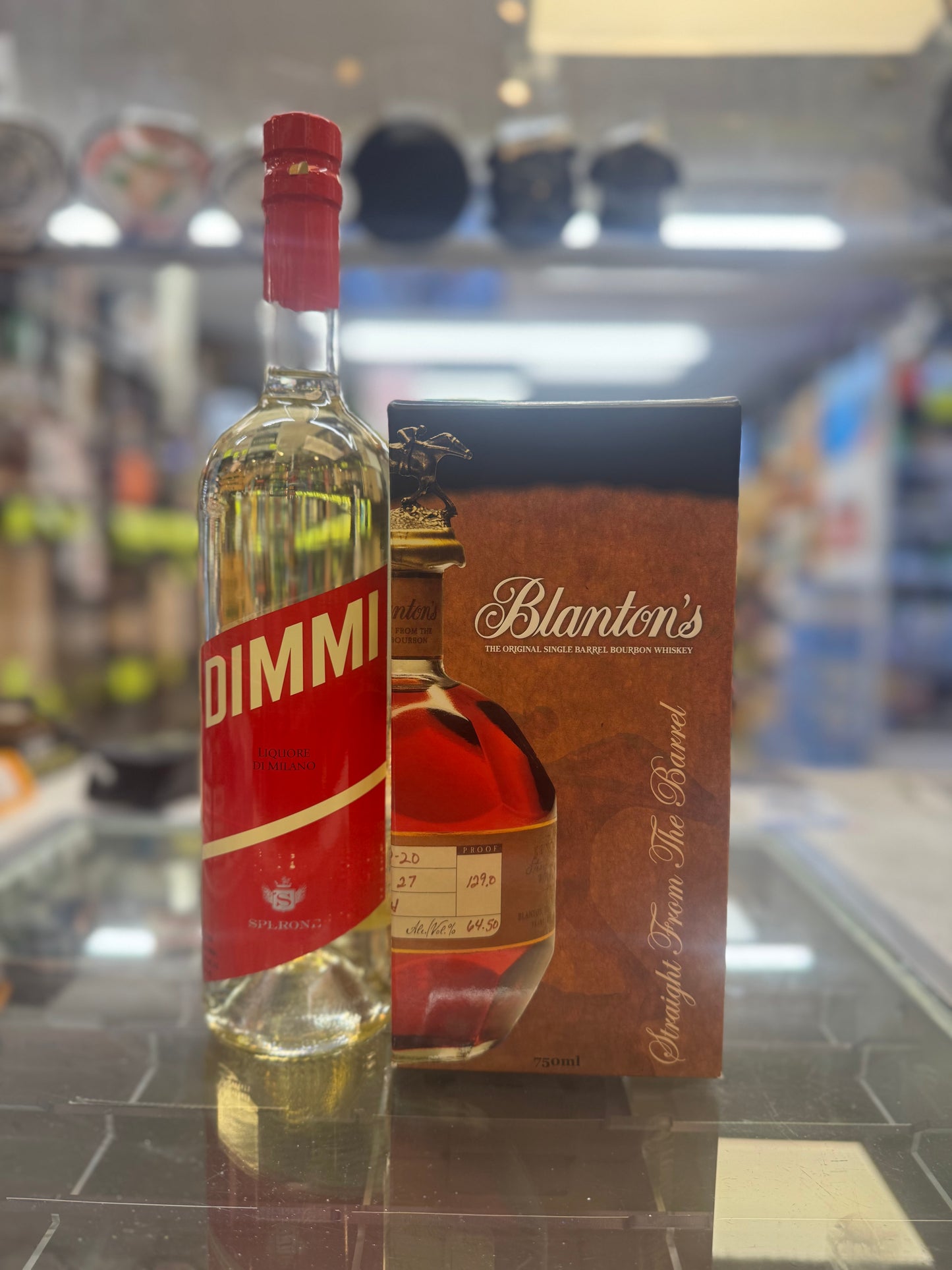 Blanton’s Straight From the Barrel + Dimmi