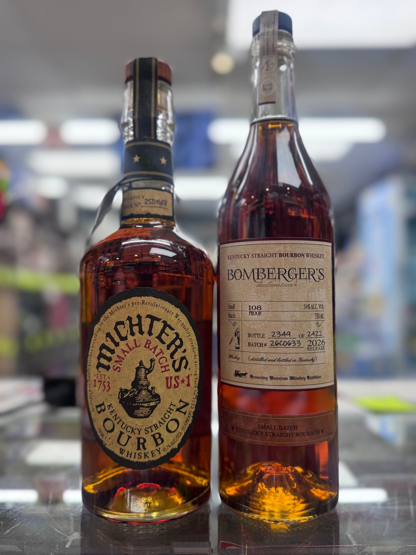 Bomberger's Bourbon 2026 + Michter's Bourbon