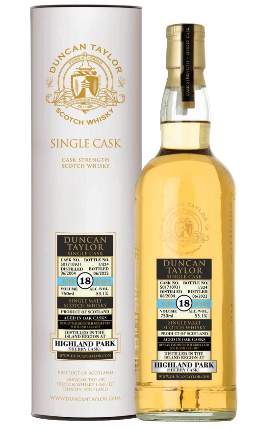 Duncan Taylor Highland Park 2004 18 Year Old Sherry Cask