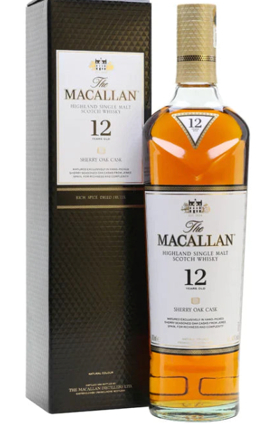 The Macallan Highland single Malt 12 Year's old