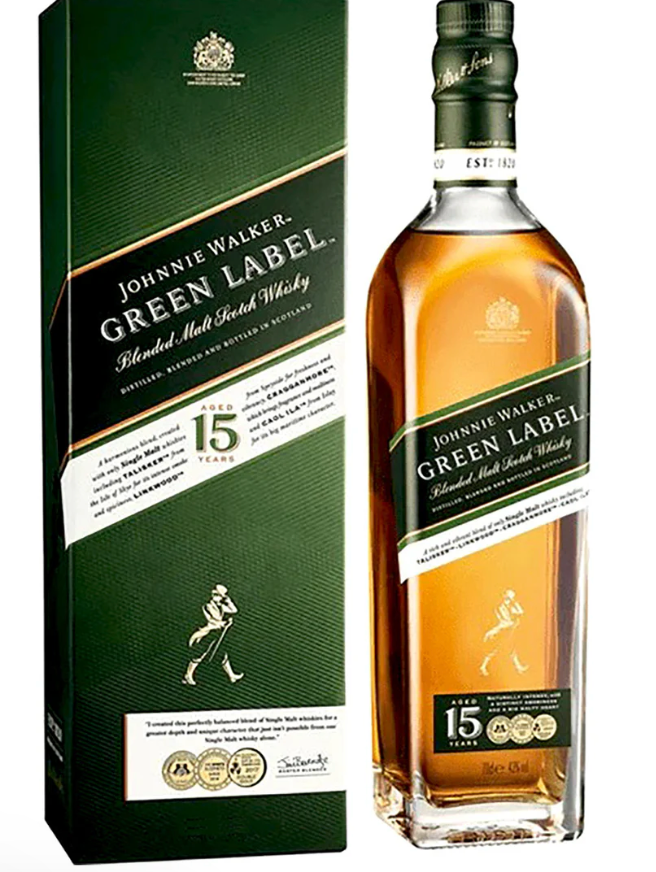 Johnnie walker Green Label Aged 15 years