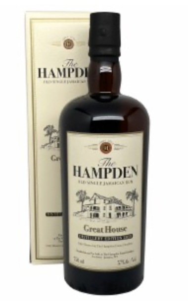 The Hampden old single Jamaican Rum Great House Distillery edition 2023