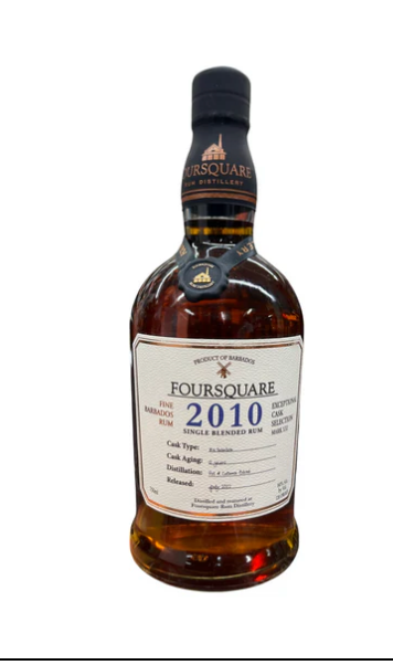 Foursquare 2010 Exceptional Cask Selection 12 Year Old Single Blended Rum