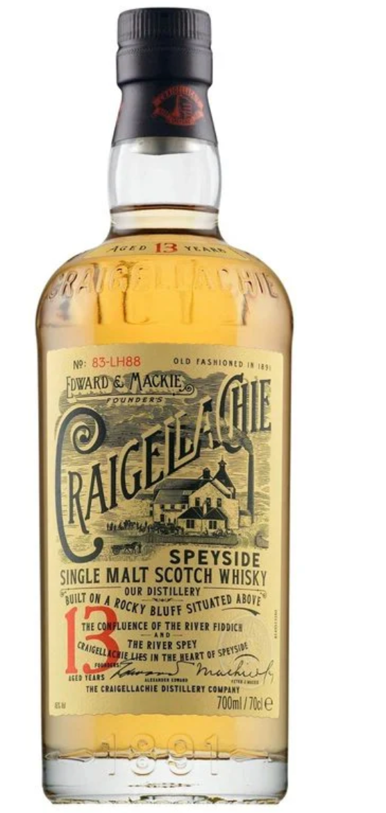 Craigellachie 13 Year Old Speyside Single Malt Scotch Whisky
