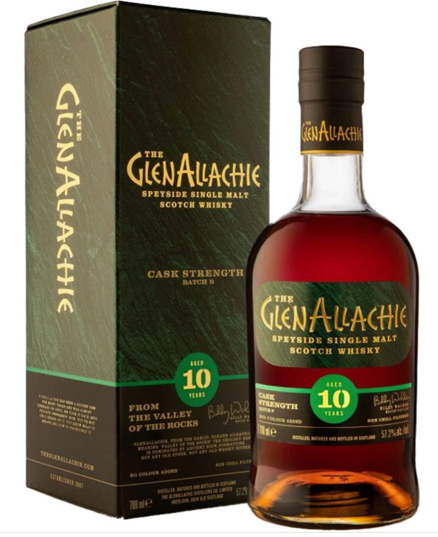 GlenAllachie 10 Year Old Cask Strength Scotch Whisky Batch 8