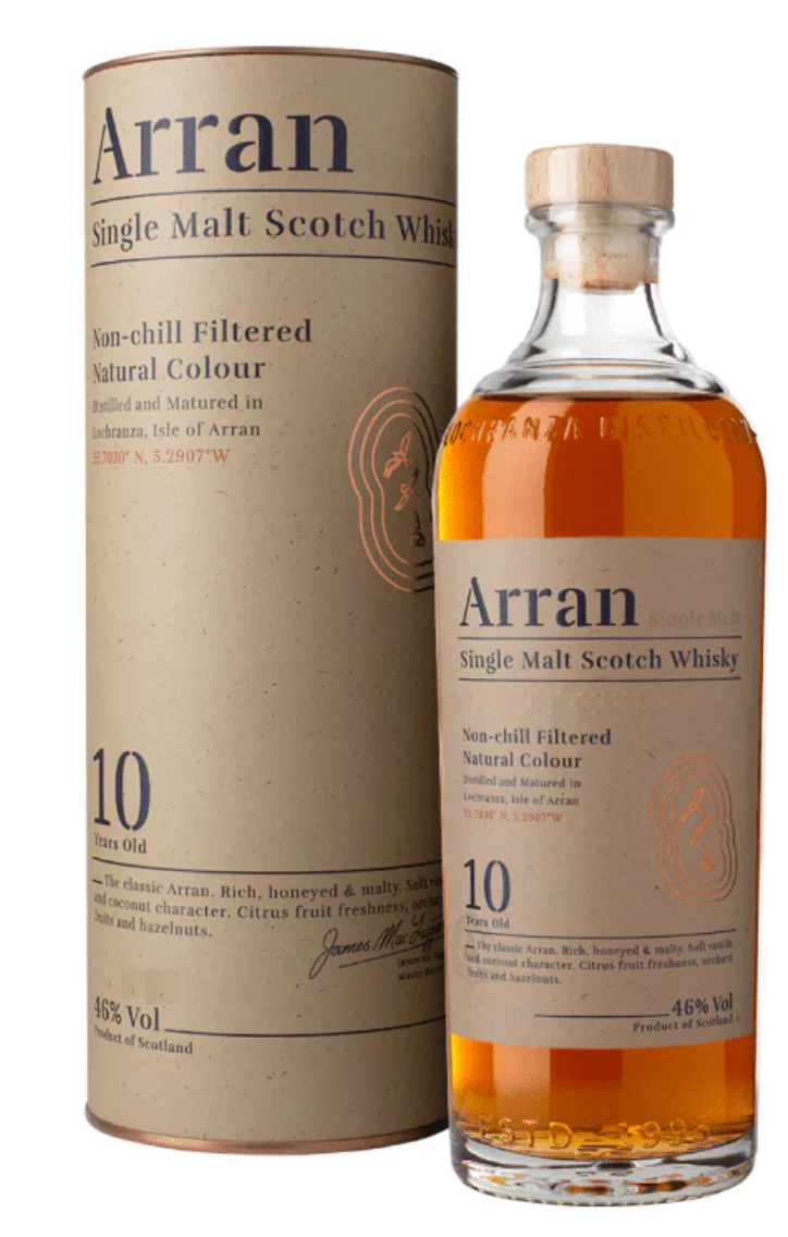 Arran 10 Year Old Single Malt Scotch Whisky