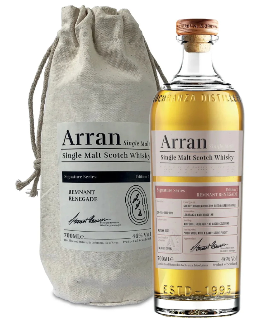 Arran Remnant Renegade Signature Series Edition 1 Single Malt Scotch