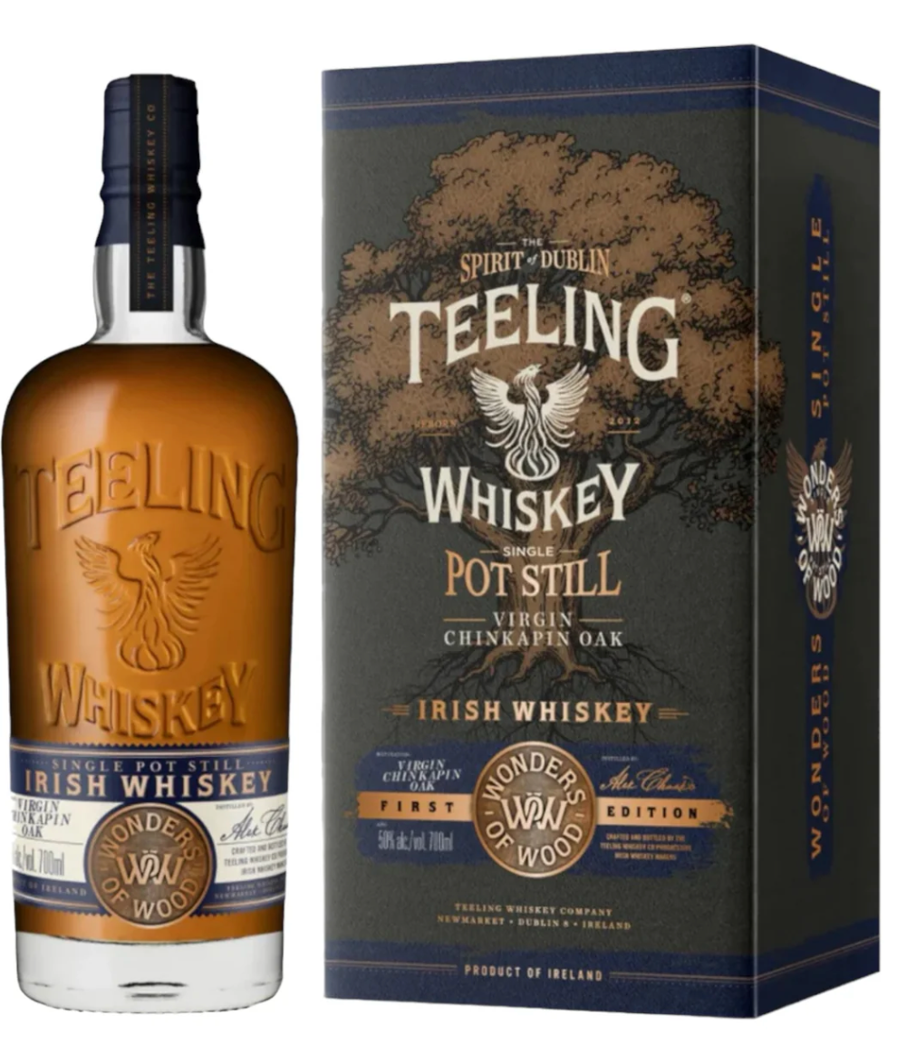 Teeling "Wonders Of Wood" Virgin Chinkspin Oak Pot Still Irish Whiskey 750 ml