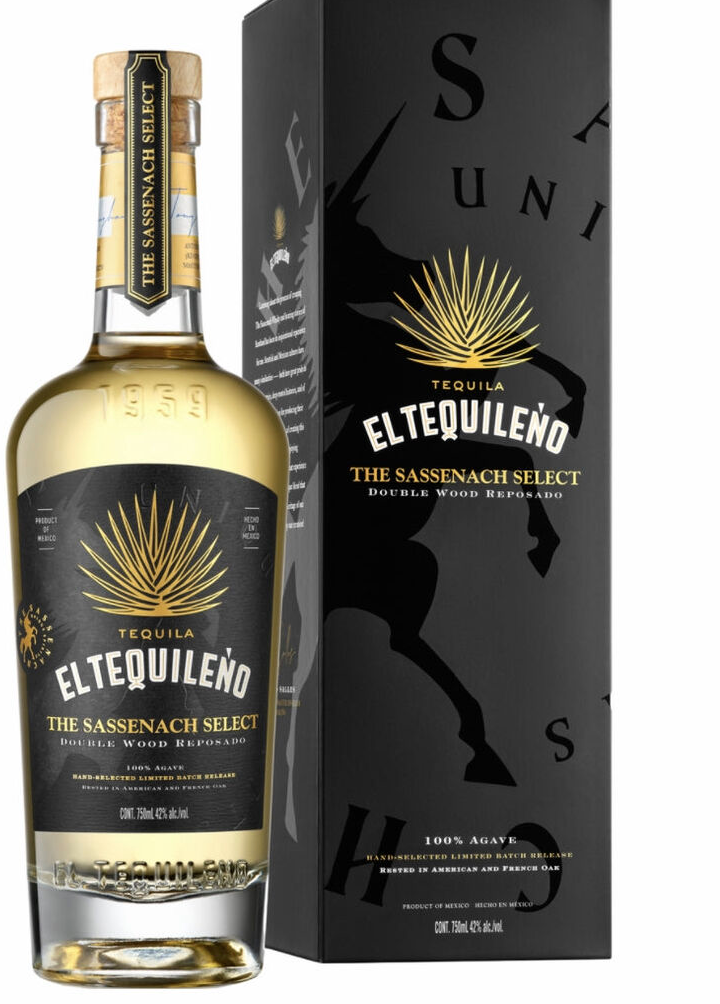 El Tequileno Tequila The Sassenach Select Double wood Reposado 750 ml