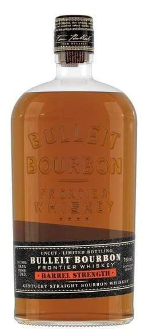 Bulleit Bourbon Frontier Whiskey Barrel Strength Uncut Limited Bottling 750mL
