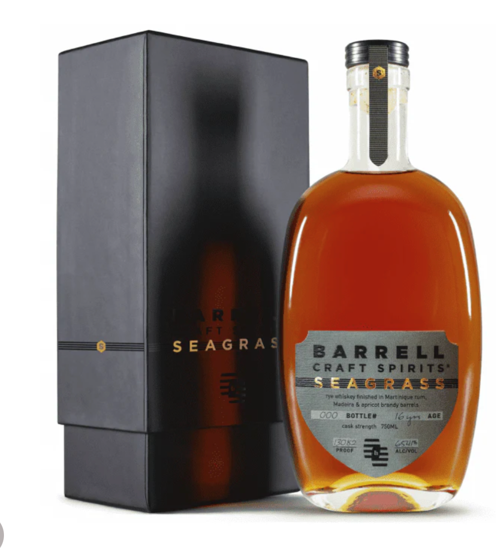 Barrell Craft Spirits Seagrass 16 Year Old Gray Label Cask Strength Rye Whiskey