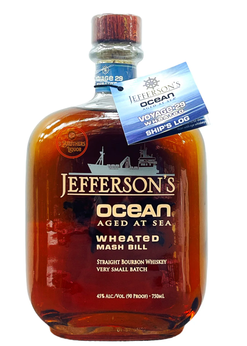 Jefferson's Ocean Aged at Sea Wheated Mash Bill Straight Bourbon Whiskey 750mL