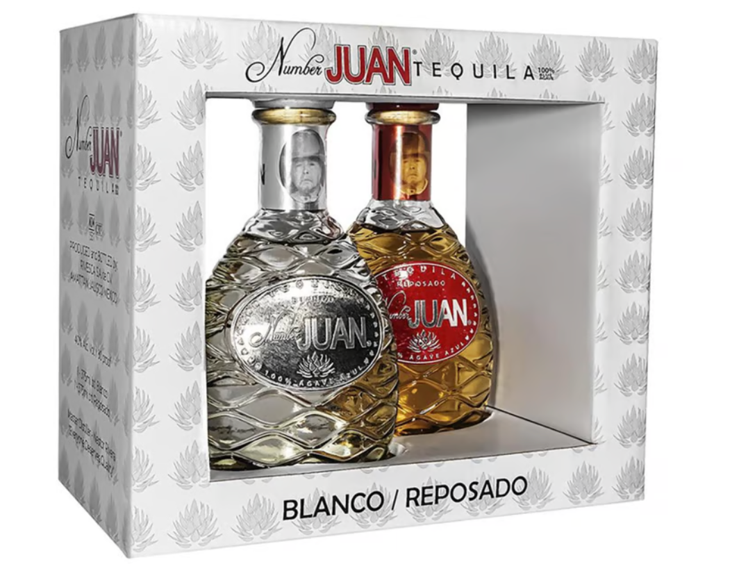 Number Juan Tequila Blanco/ Reposado Gift Pack
