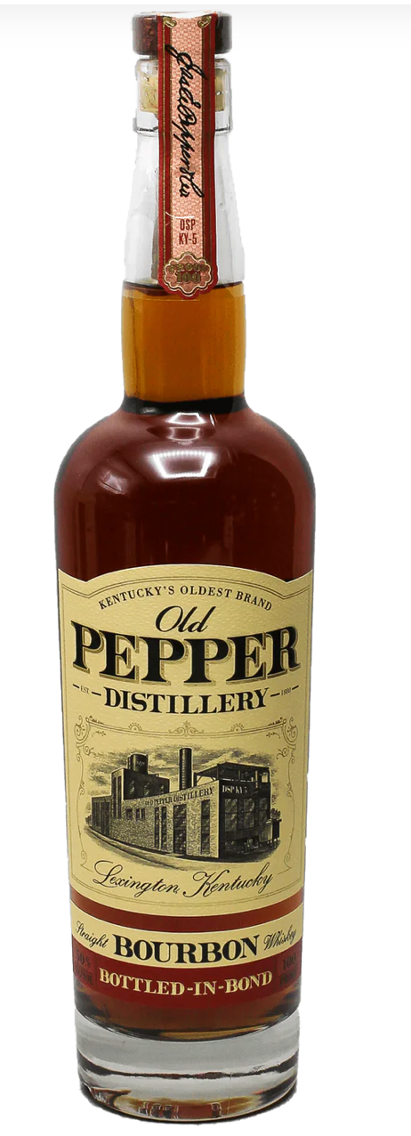 Old Pepper Distillery Bottled-in-Bond Bourbon Whiskey 750mL