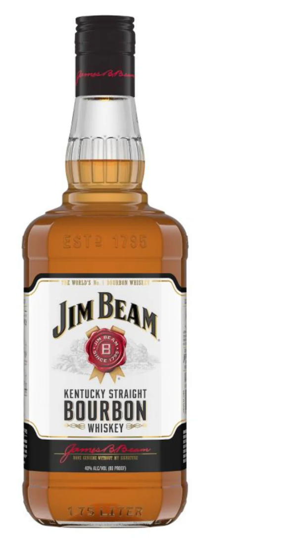 Jim Beam Kentucky Straight Bourbon Whiskey 1.75L