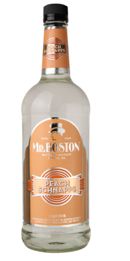 Mr. Boston Peach Schnapps 1 Litre