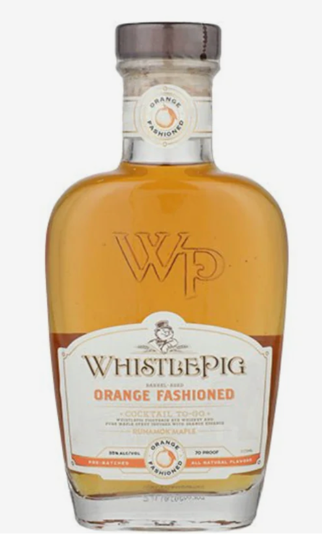 Whistle Pig Cocktail Ready To Drink Orange Fashioned 375ml