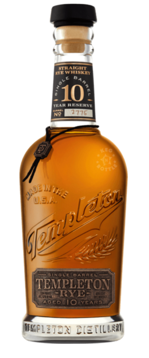 Templeton 10 Year Rye Whiskey 750 ml