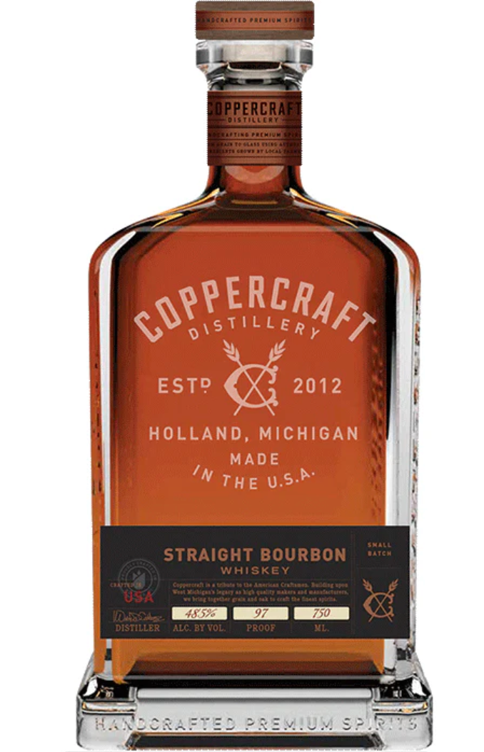 Coppercraft Distillery Bourbon 750 ml.