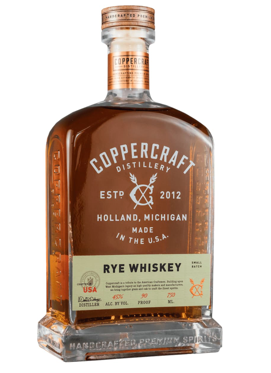 Copper Craft Single Barrel Select Indiana Straight Bourbon Whiskey 750mL