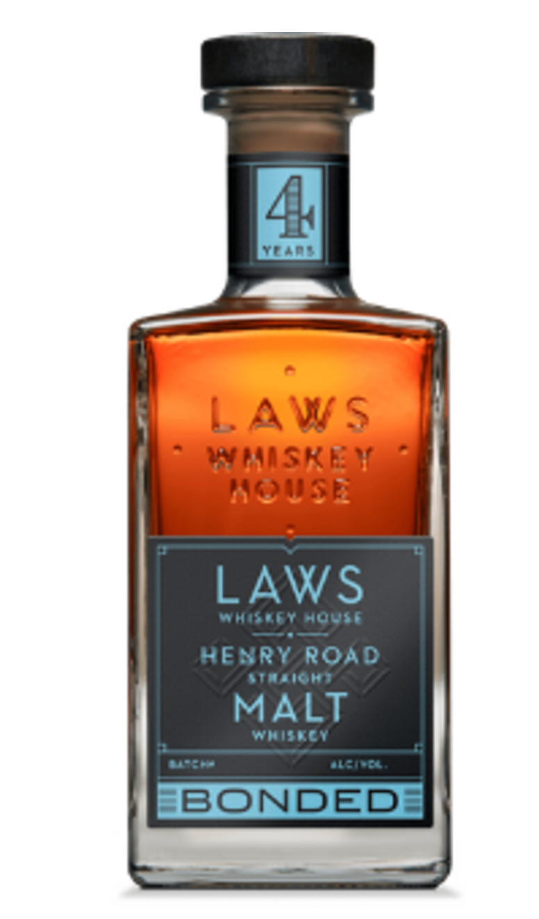 Laws Malt whiskey Bonded