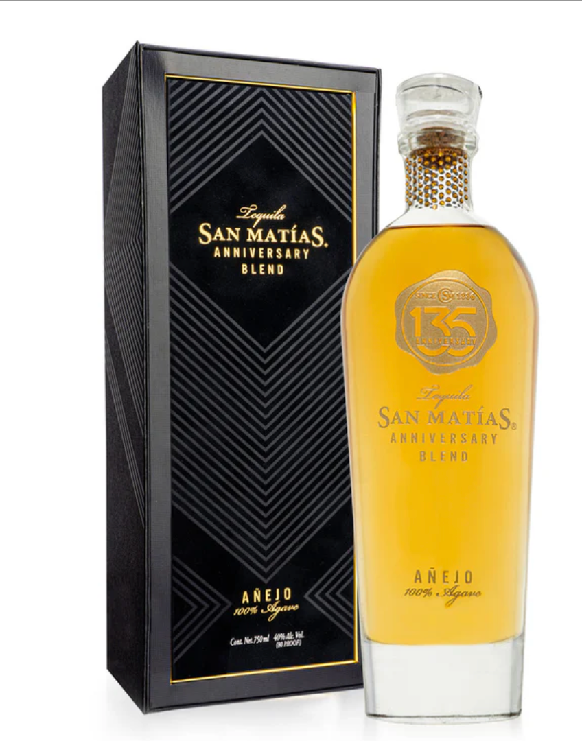 San Matias 135 Anniversary Blend Anejo Tequila 750ml