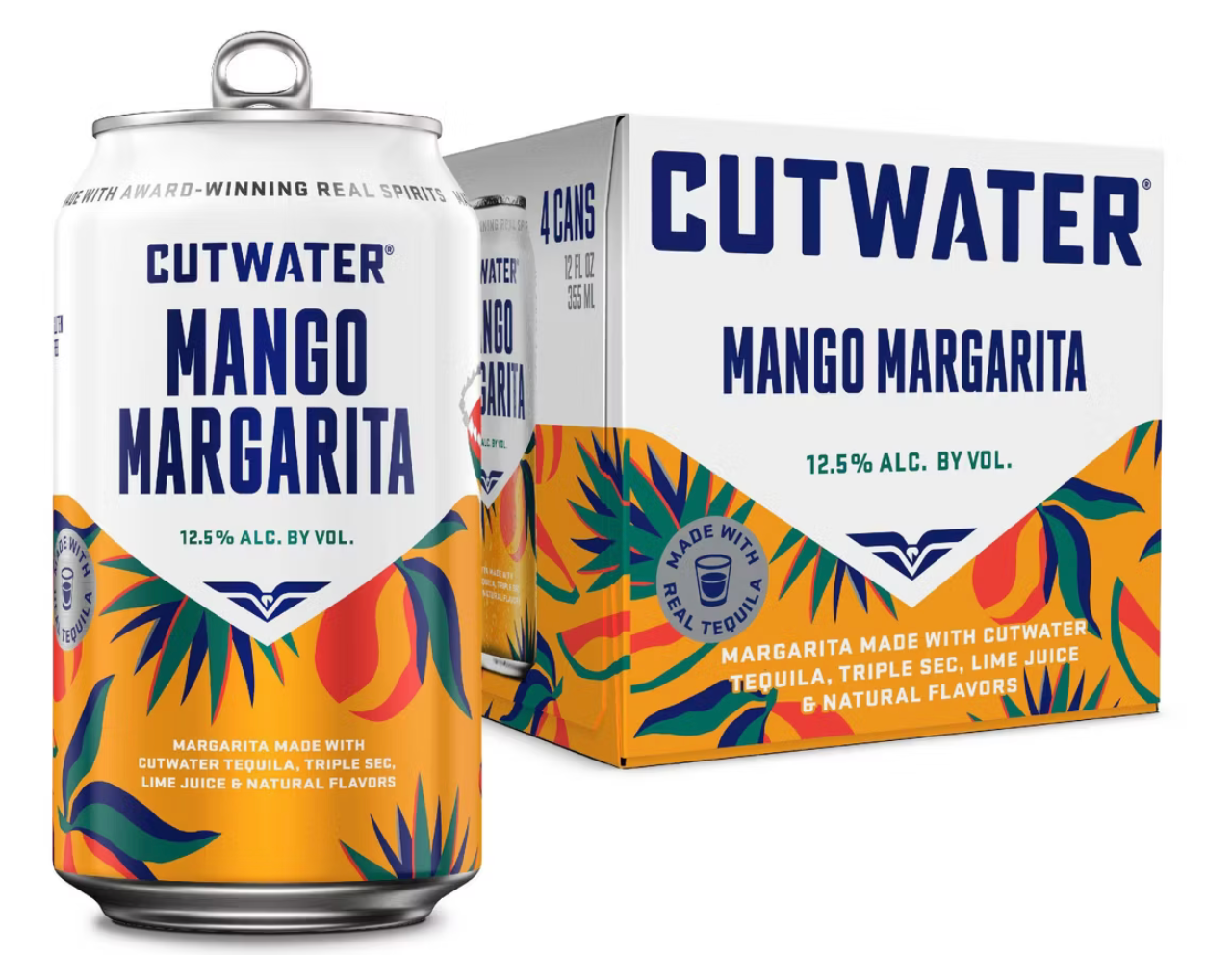 Mango Margarita 4 Cans 12 FL OZ 355 ML