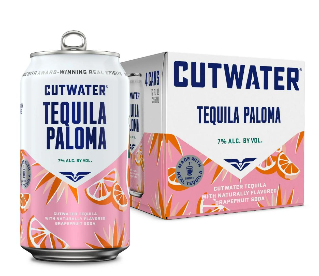 Cut Water Tequila Paloma 4 Cans 12 FL 355 ml