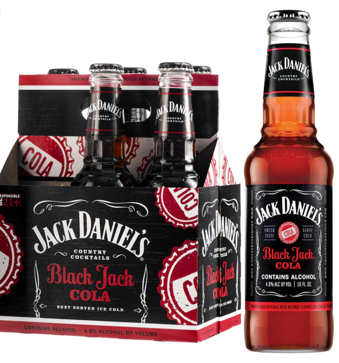 Jack Daniels Black Jack Cola 10 FL OZ