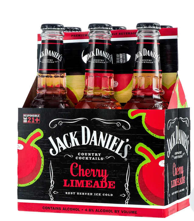 Jack Daniel's Cherry Limeade 6pk-10oz btls