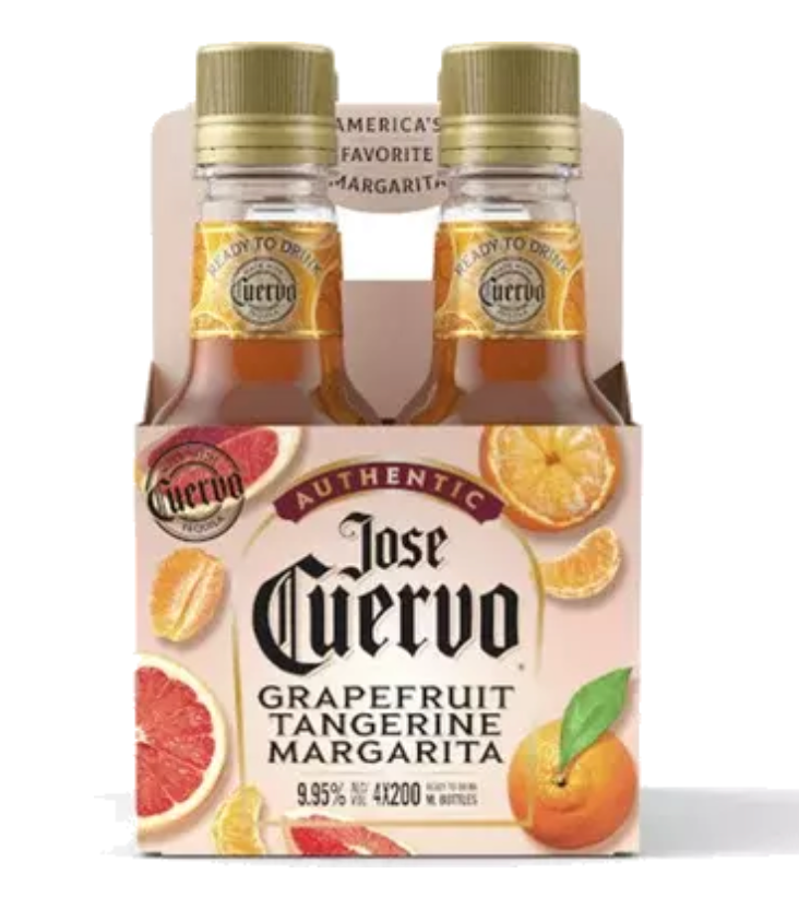 Jose Cuervo Grapefruit Tangerine Margarita RTD 92 FL OZ (2720 ml) Total
