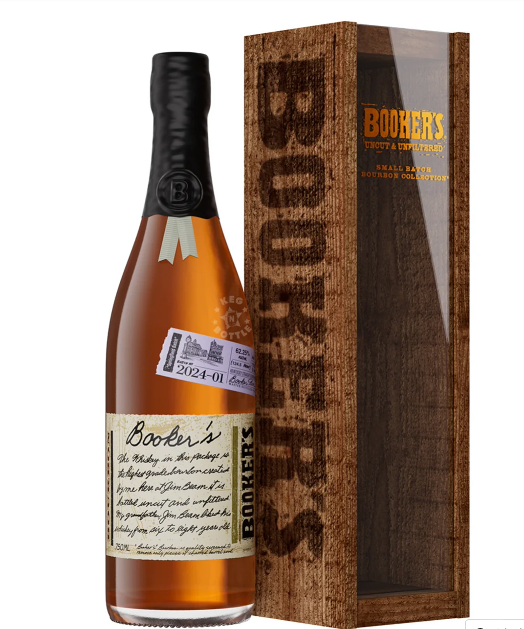 Booker's Uncut & Unfiltered Small Batch Bourbon Collection