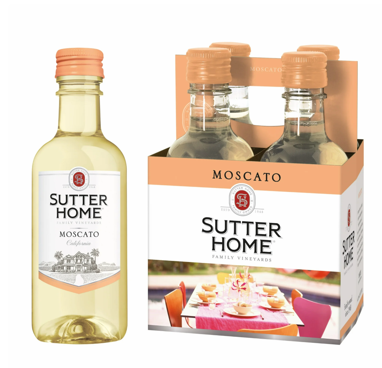 Moscato Sutter Home 4 pk 187 ml